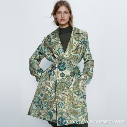 Printed Shirt Fabric Fine Denier Polyester Calico Cloth